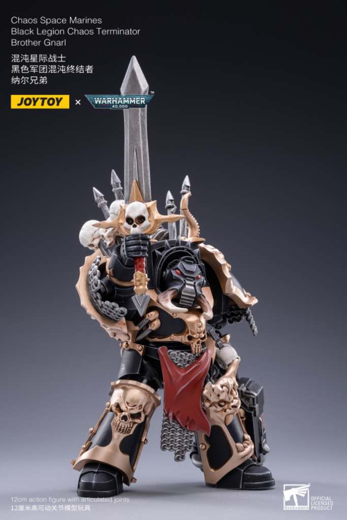 Wh40k Black Legion Brother Gnarl 1/18 Figur joytoy
