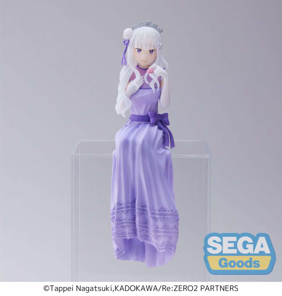 Re:Zero Emilia Party PM Perching Figure sega