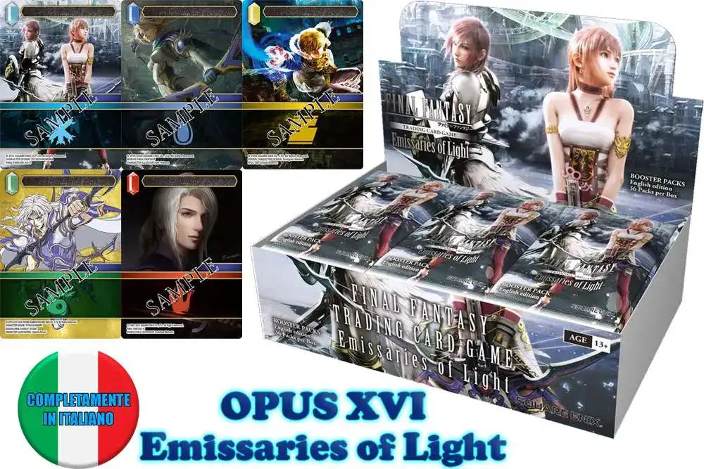FFTCG EMISSARIES LIGHT XVI BOX ITA (36)