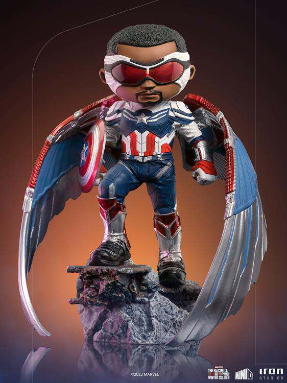 Captain America Sam Wilson Mini Co Figur iron studios