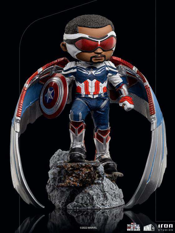 Captain America Sam Wilson Mini Co Figur iron studios