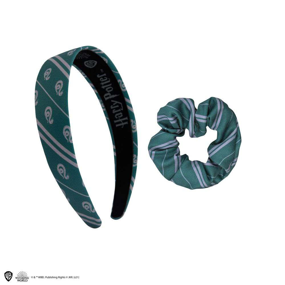 Harry Potter Slytherin Huvudband & Scrunchie Set cinereplicas