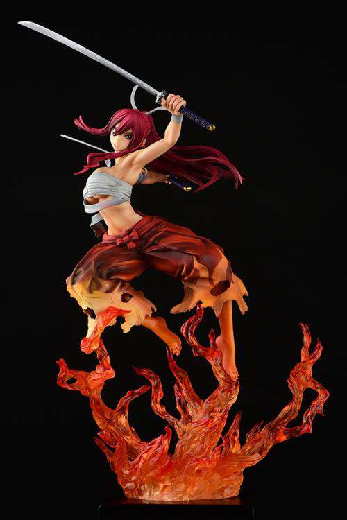 Fairy Tail Erza Samurai Kurenai Statue orcatoys
