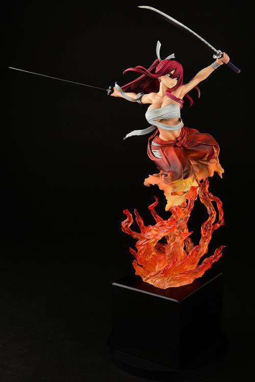 Fairy Tail Erza Samurai Kurenai Statue orcatoys