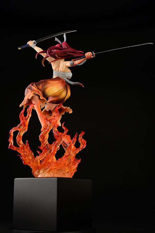 Fairy Tail Erza Samurai Kurenai Statue orcatoys