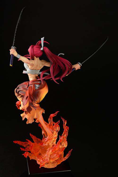 Fairy Tail Erza Samurai Kurenai Statue orcatoys