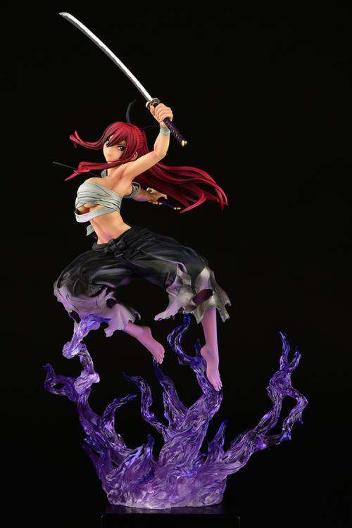 Fairy Tail Erza Scarlet Samurai Shikkoku Statue orcatoys
