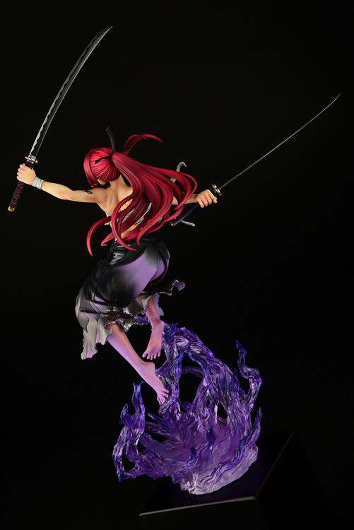 Fairy Tail Erza Scarlet Samurai Shikkoku Statue orcatoys