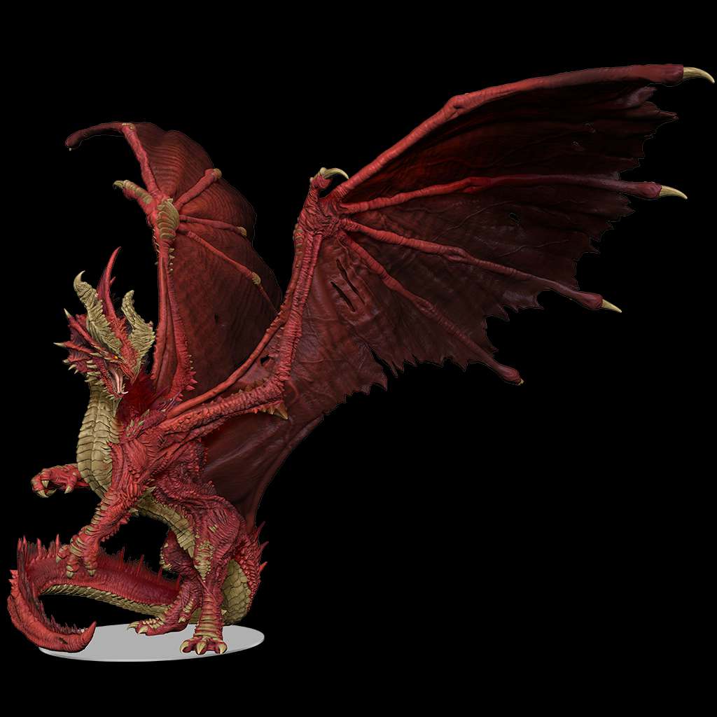 D&D Nolzur's Marvelous Unpainted Miniatures: Gargantuan Red Dragon wizkids