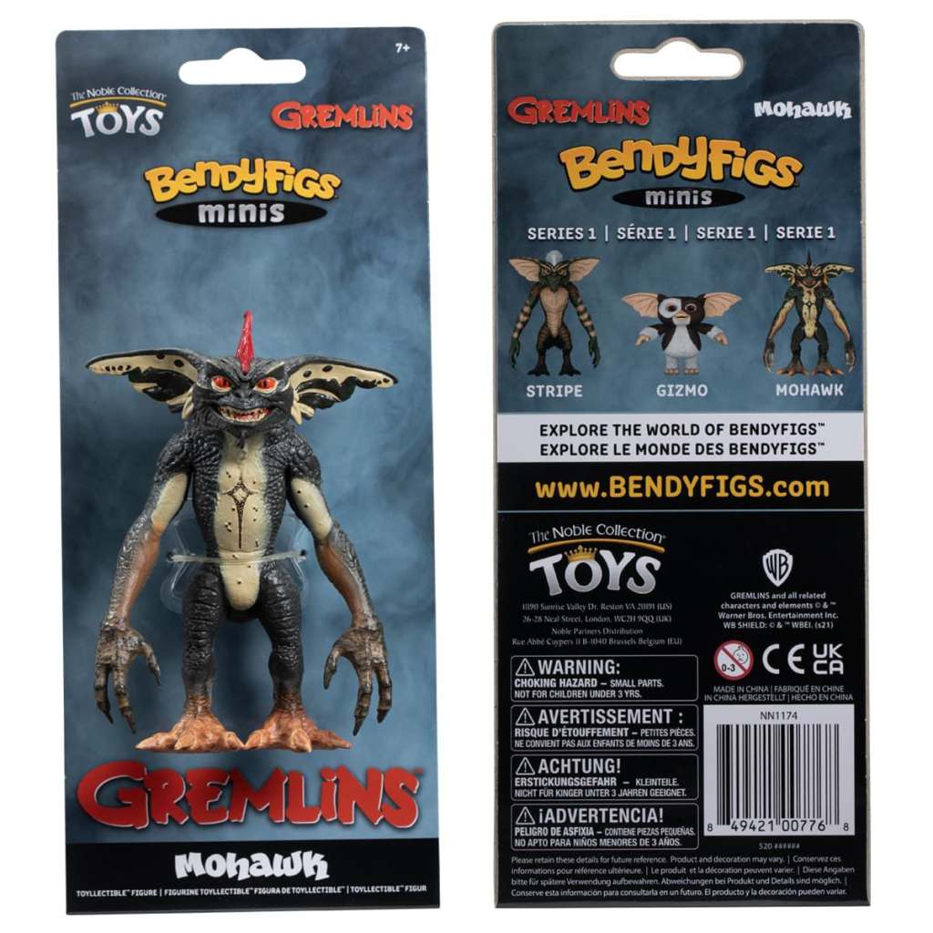 Gremlins Mohawk Mini Bendyfig noble collections