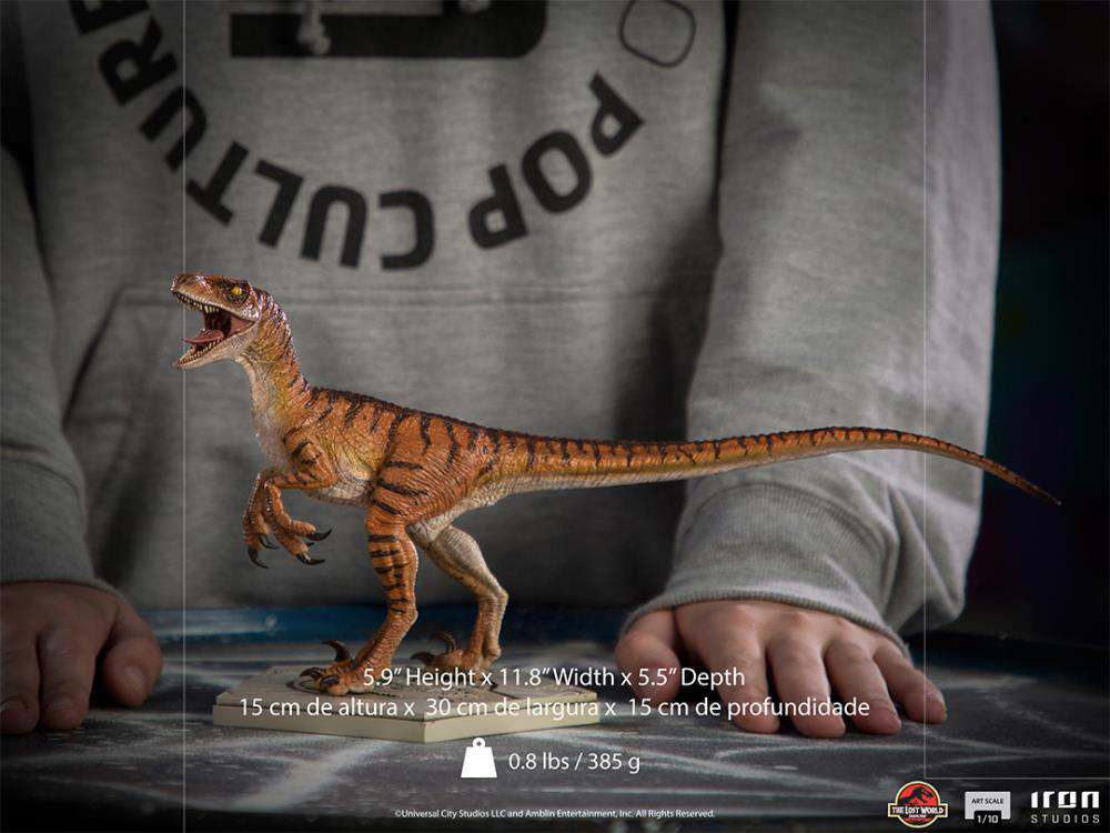 Jurassic World Velociraptor 1/10 Staty iron studios