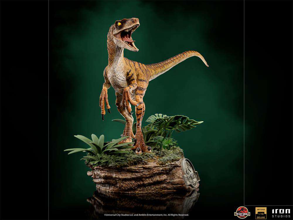 Jurassic World Velociraptor 1/10 DLX Staty iron studios