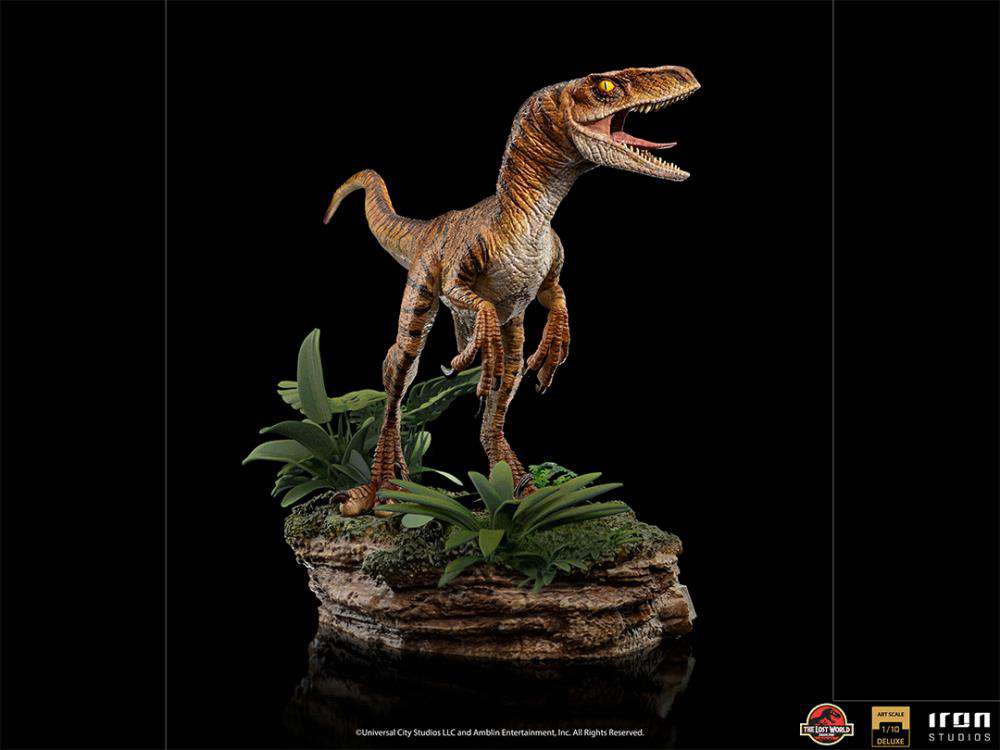 Jurassic World Velociraptor 1/10 DLX Staty iron studios