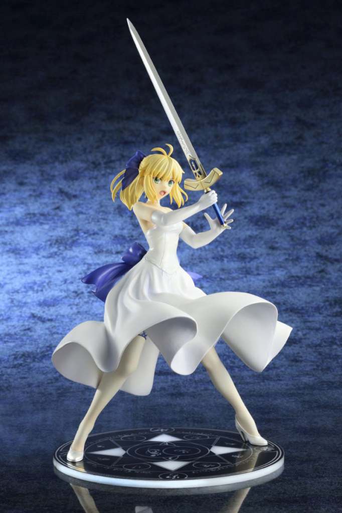Fate / stay night Saber White Dress Renewal Figur bellfine