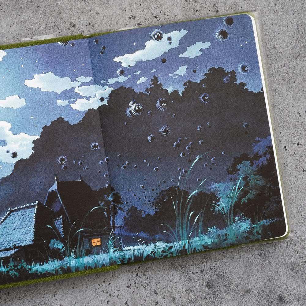 Totoro Gosedjur med Embroderat Journal studio ghibli