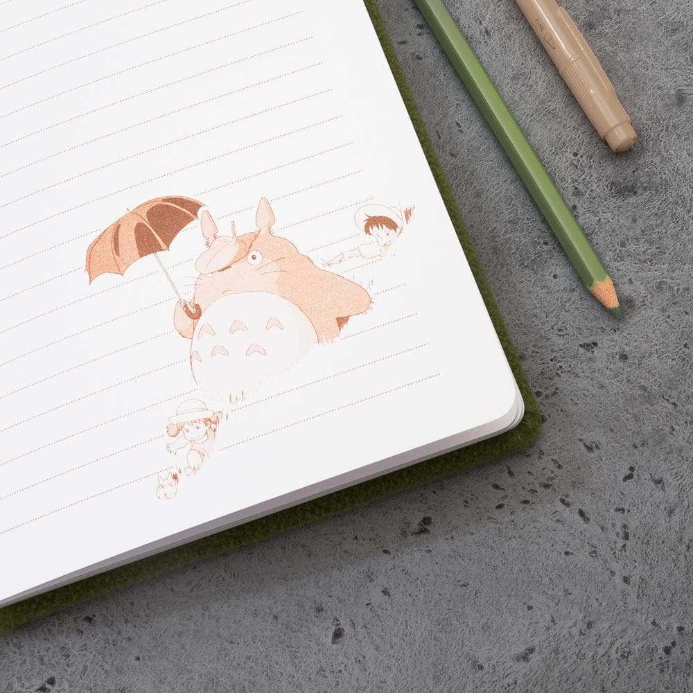Totoro Gosedjur med Embroderat Journal studio ghibli