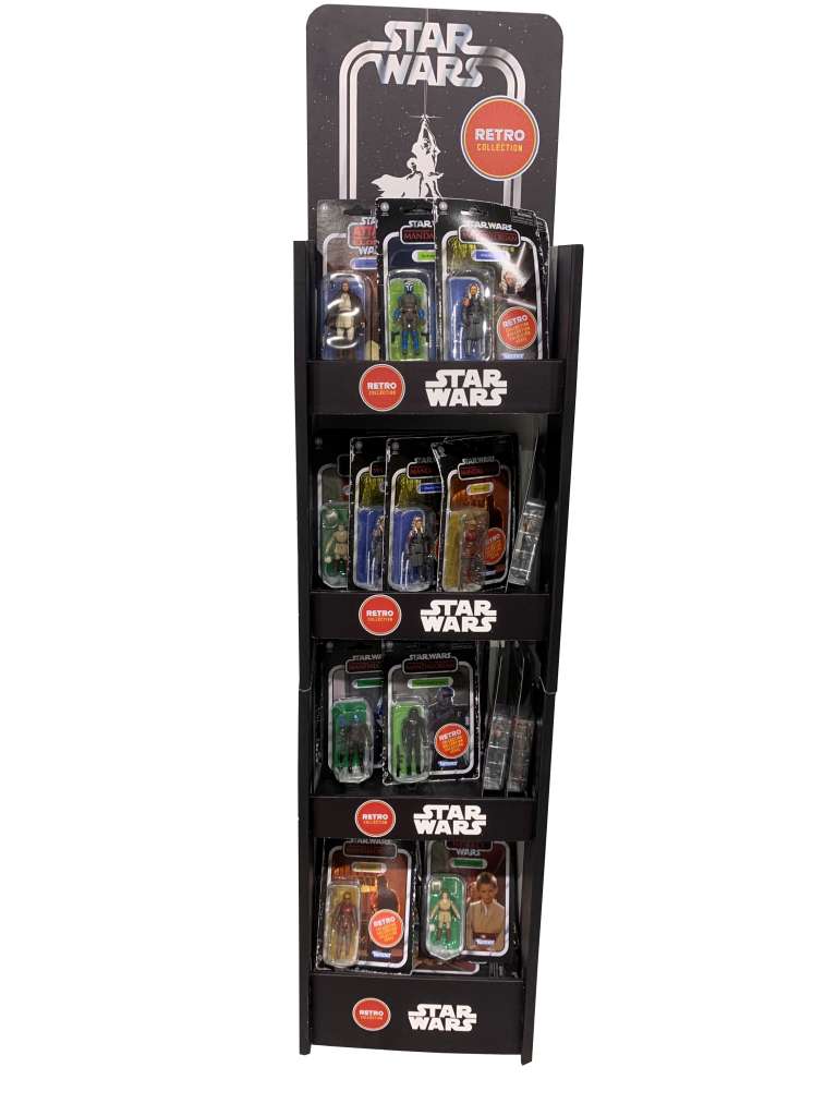 Star Wars Display Fan med Retro Figurer hasbro
