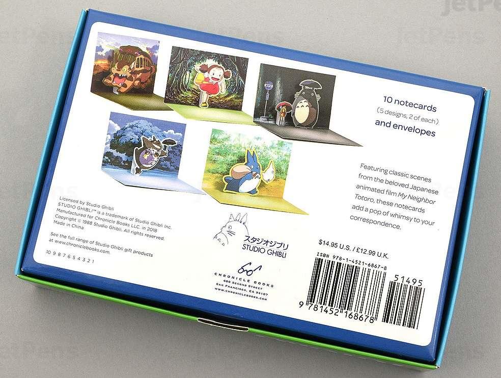 Totoro Pop-up Notecards Set (10) - Robotto