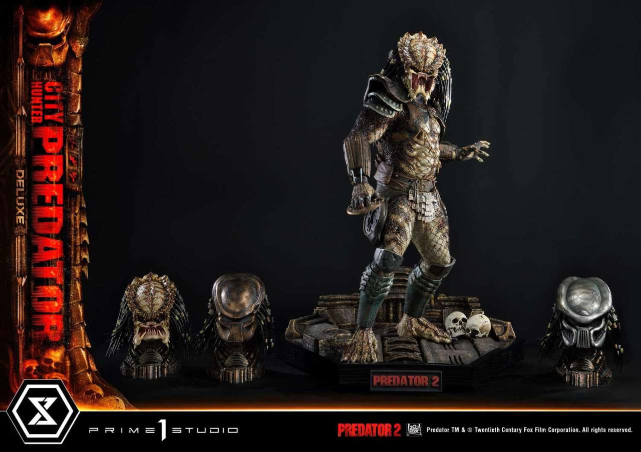 Predator 2 City Hunter Mus Bonus DLX Sta - Exklusiv Samlarfigur prime 1