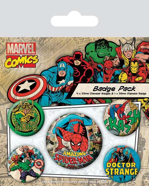 Marvel Spider-Man Badges Pack - Robotto