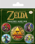 The Legend of Zelda Emblem Pin Pack - Robotto
