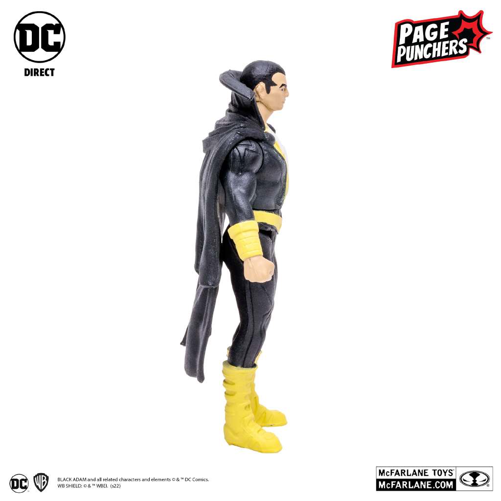 DC Page Punch Black Adam + Comic 3-Inch Action Figure mcfarlane toys