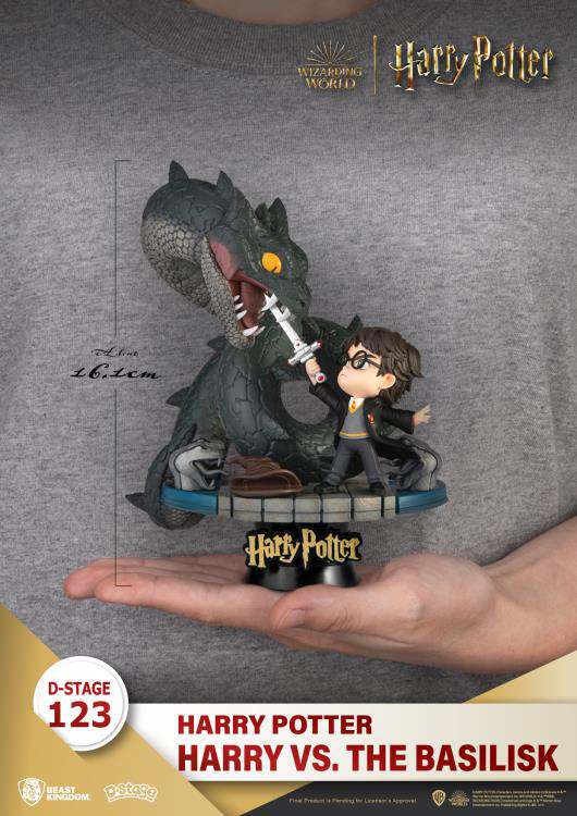 D-stage Harry Potter Staty: Harry vs Basilisk beast kingdom