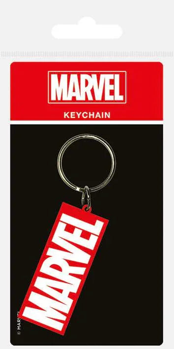 Marvel Logotyp Gummi Nyckelring - Robotto