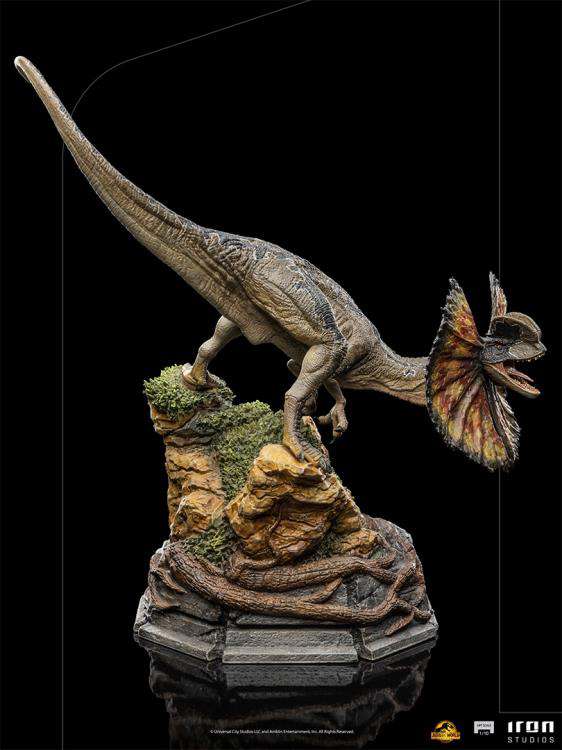 Jurassic World Dilophosaurus 1/10 Staty iron studios