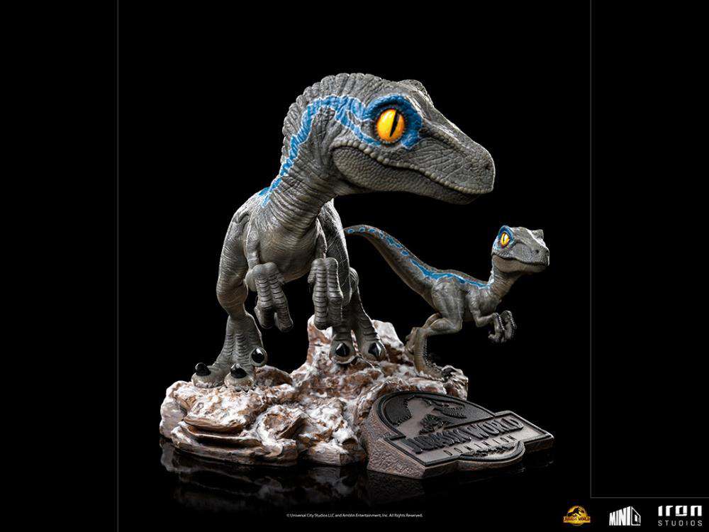 Jurassic World Domination Blue + Beta MiniCo Figurer iron studios