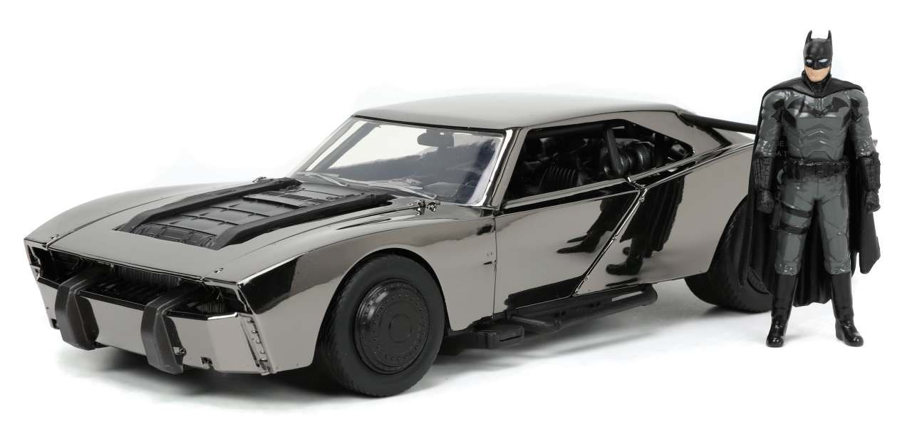 Batman 2022 - Batmobile med Batman - San Diego Comic Con Variant - 1:24 Die-Cast Modell Limited Edition jada toys