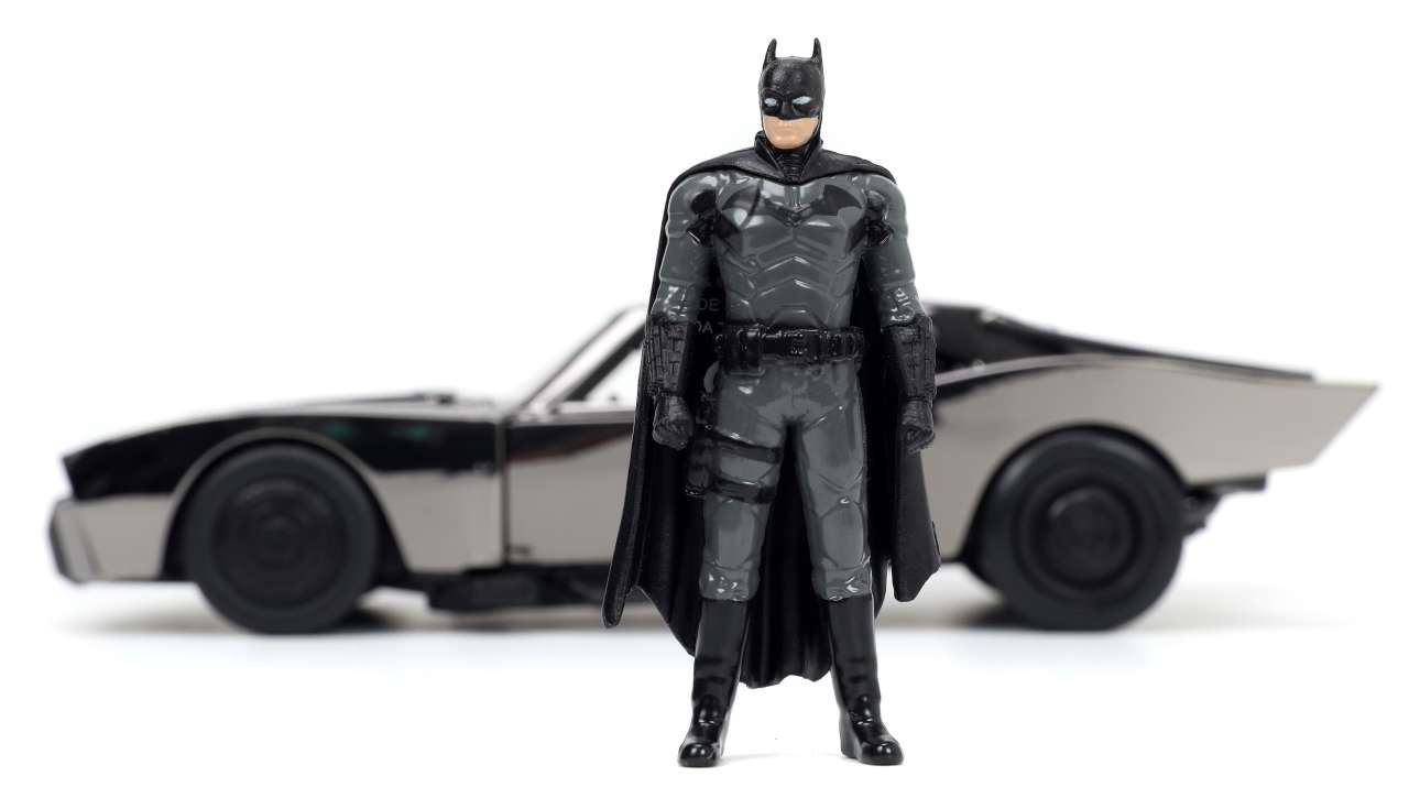 Batman 2022 - Batmobile med Batman - San Diego Comic Con Variant - 1:24 Die-Cast Modell Limited Edition jada toys