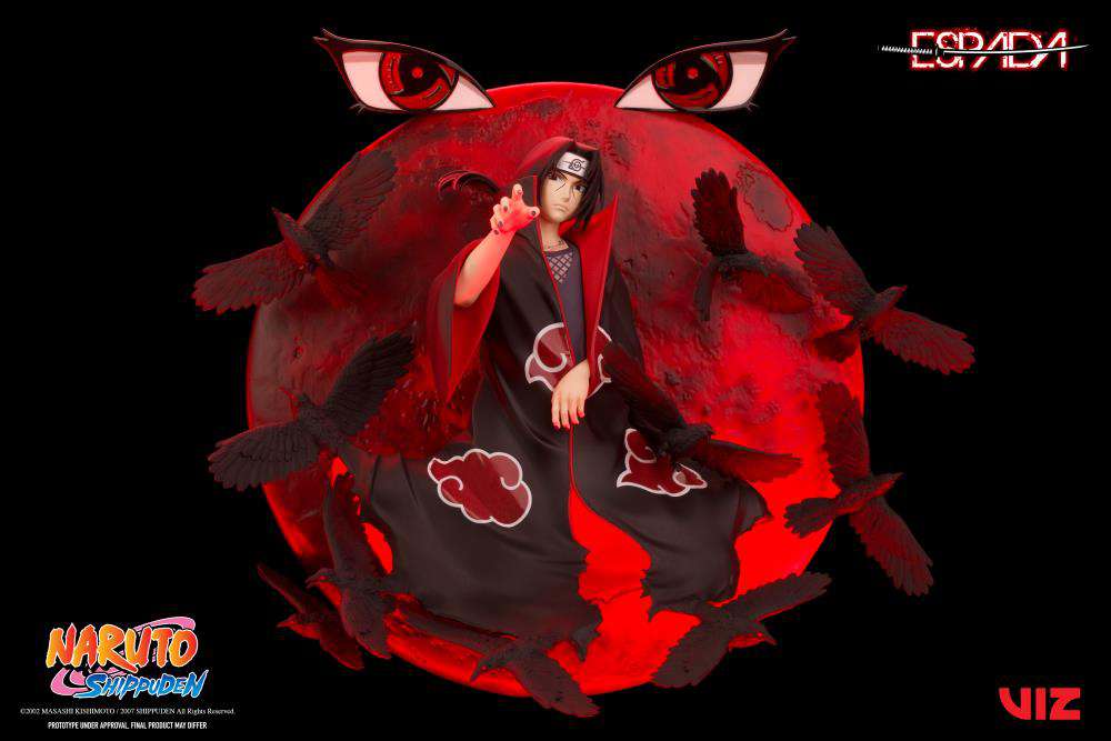 Naruto Shippuden Itachi Uchiha Väggstaty espada art llc