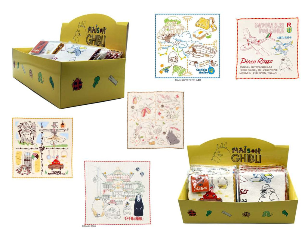 Ghibli 25×25 cm Handduksdisplay (10 st) studio ghibli