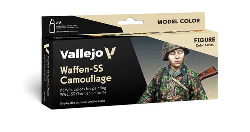 Waffen SS Camouflage (8) Färgsats 70180 vallejo