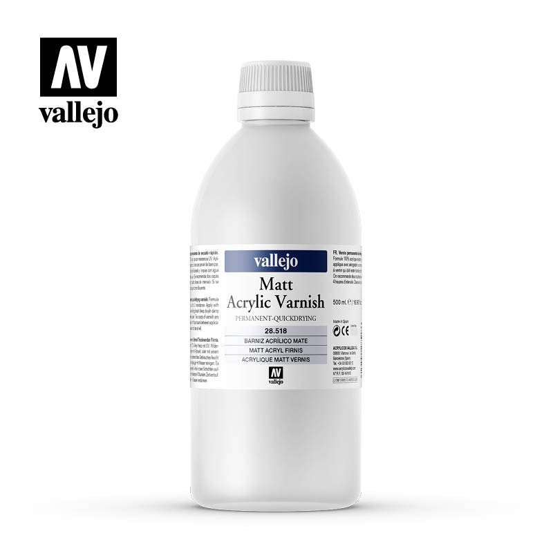 Auxiliary Mat Varnish 500ml 28518 vallejo