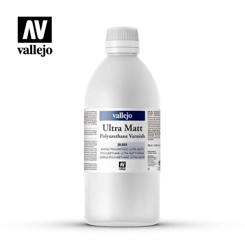 Polyurethan Ultra Matt Varnish 500 ml - Skyddande Lack vallejo