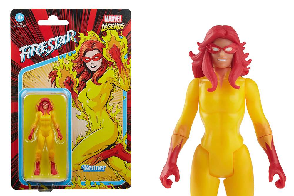 Marvel Legends Retro Firestar Actionfigur hasbro