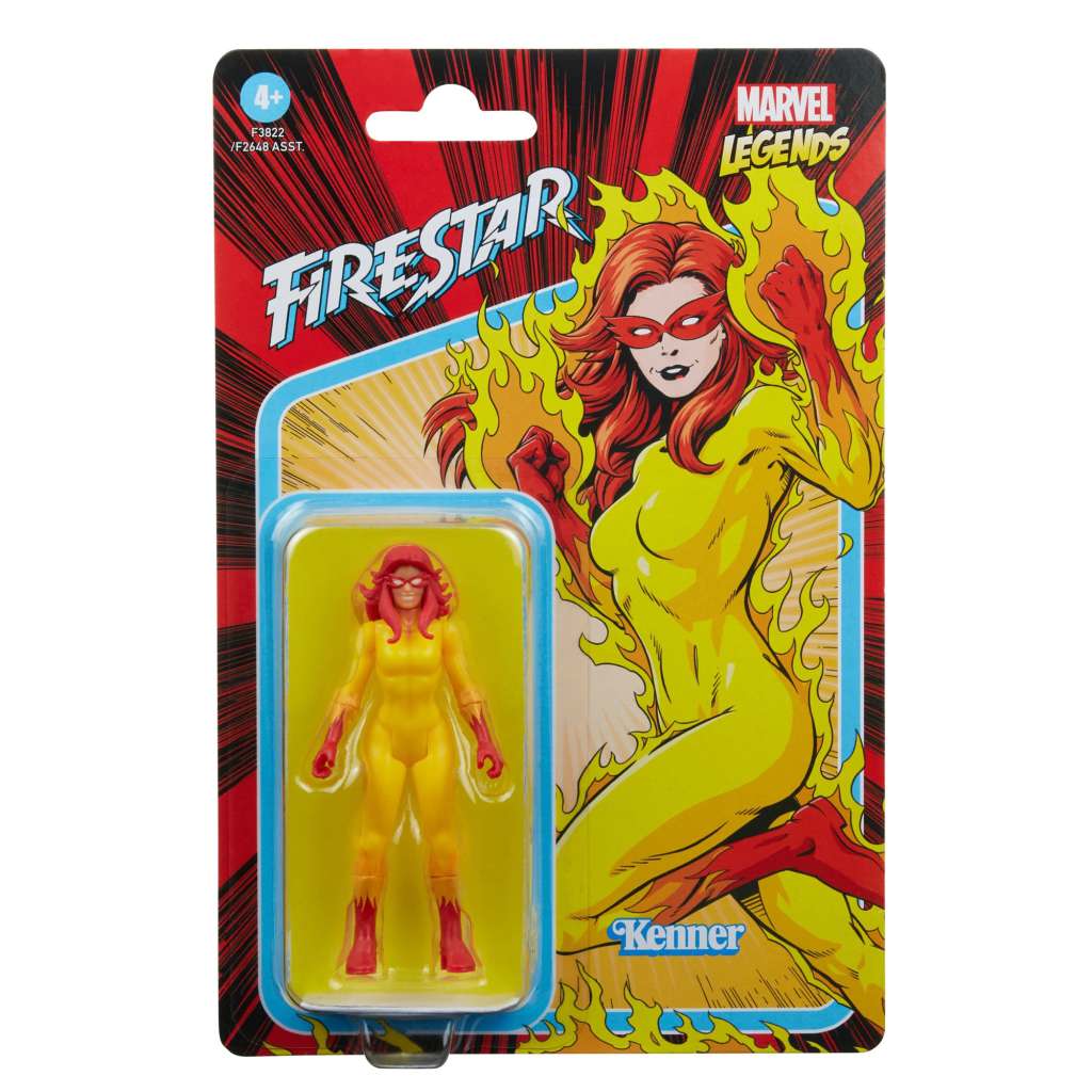 Marvel Legends Retro Firestar Actionfigur hasbro