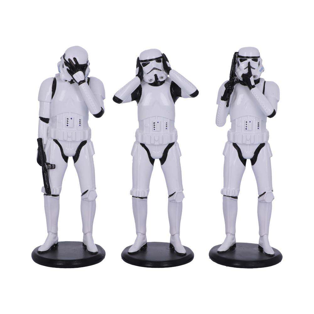 Original Stormtrooper 3 Wise Stormtrooper Figurine nemesis now
