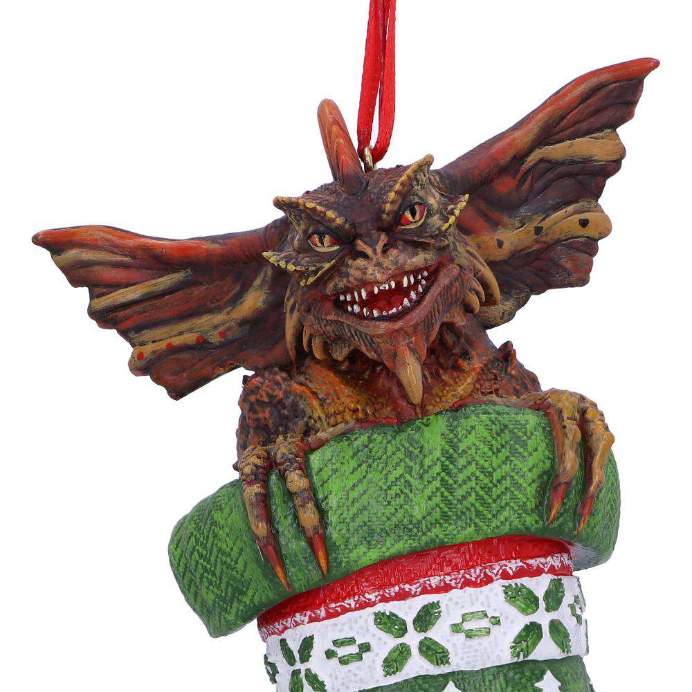 Gremlins Mohawk i Strumpa Ornament nemesis now