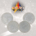 St-Starfleet Division Medallions Silver - Robotto