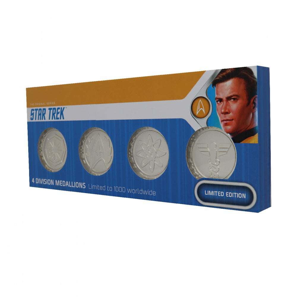 St-Starfleet Division Medallions Silver fanattik