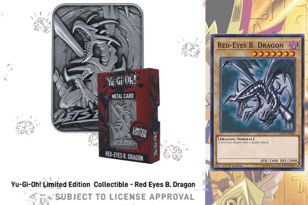 Yu-Gi-Oh! Ltd Ed Metal Red Eyes B. Dragon - Robotto