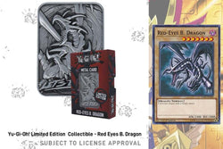 Yu-Gi-Oh! Ltd Ed Metal Red Eyes B. Dragon - Robotto