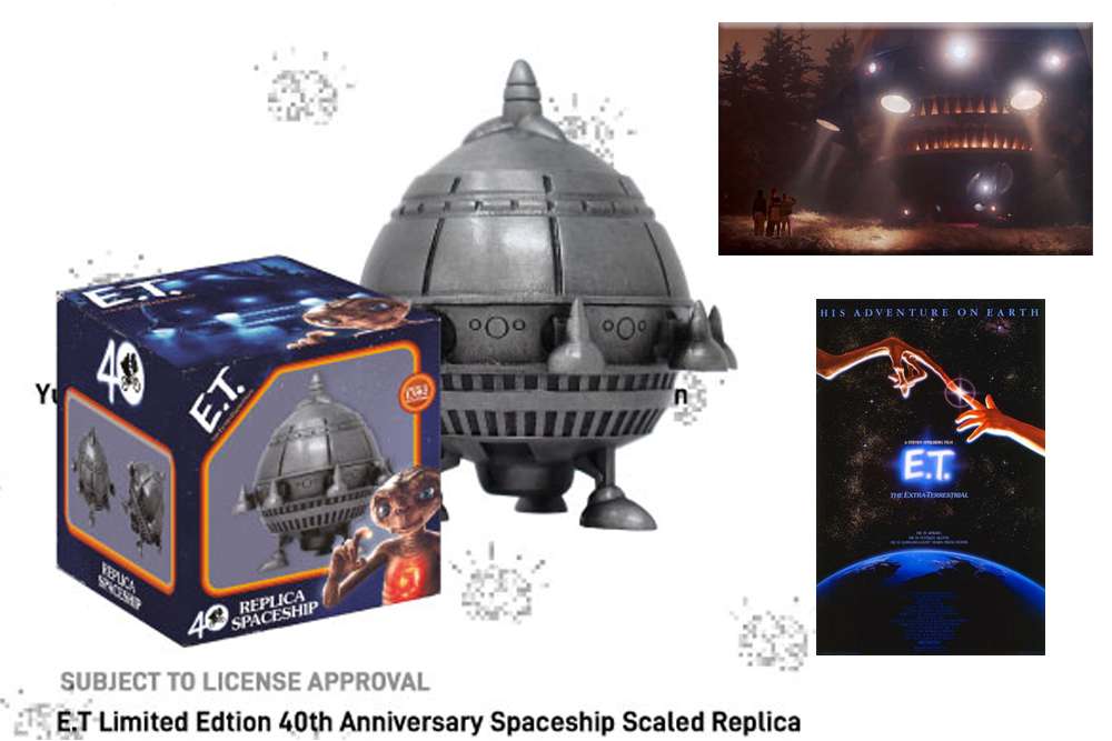 E.T. 40-årsjubileum Limited Edition Rymdskepp Modell fanattik