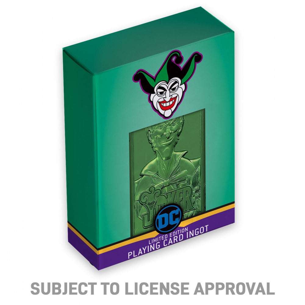 Joker Playing Card Limited Edition Ingot fanattik