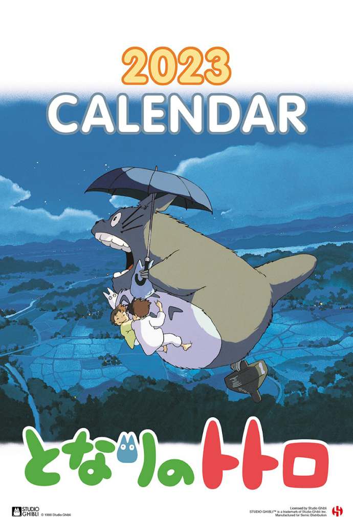 Totoro 2023 Kalender studio ghibli