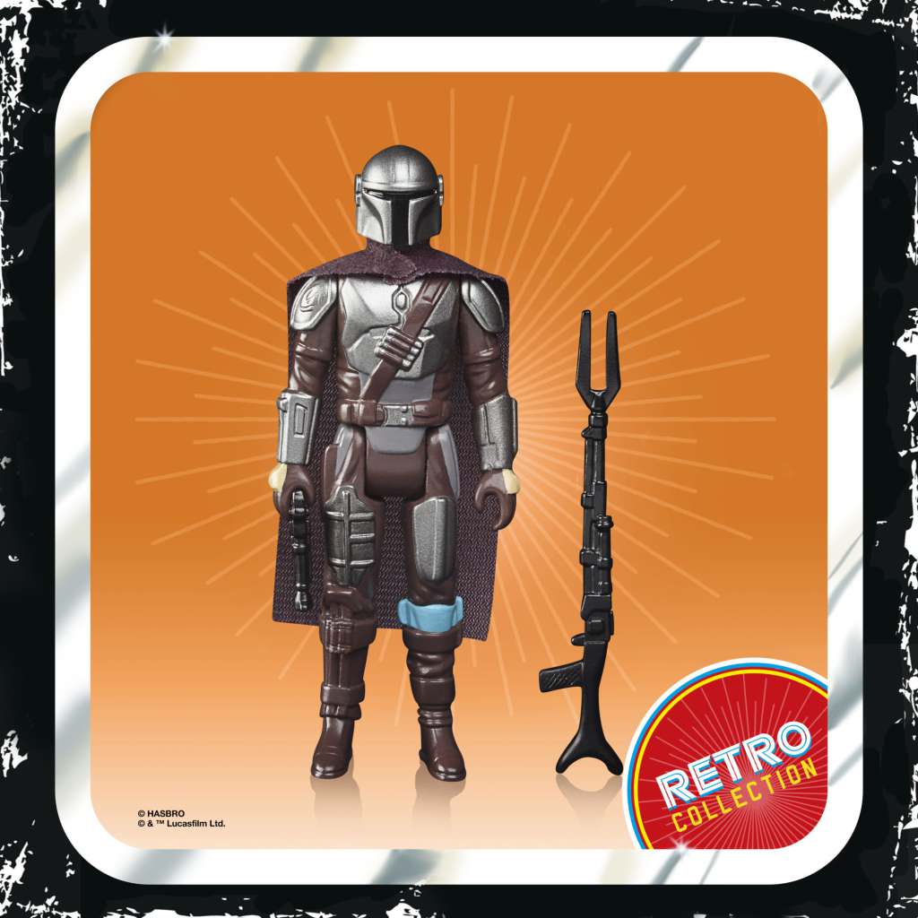 Star Wars Retro The Mandalorian (Beskar) Actionfigur hasbro