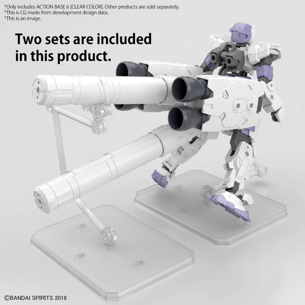 Action Base 6 Transparent Färger bandai model kit gunpla